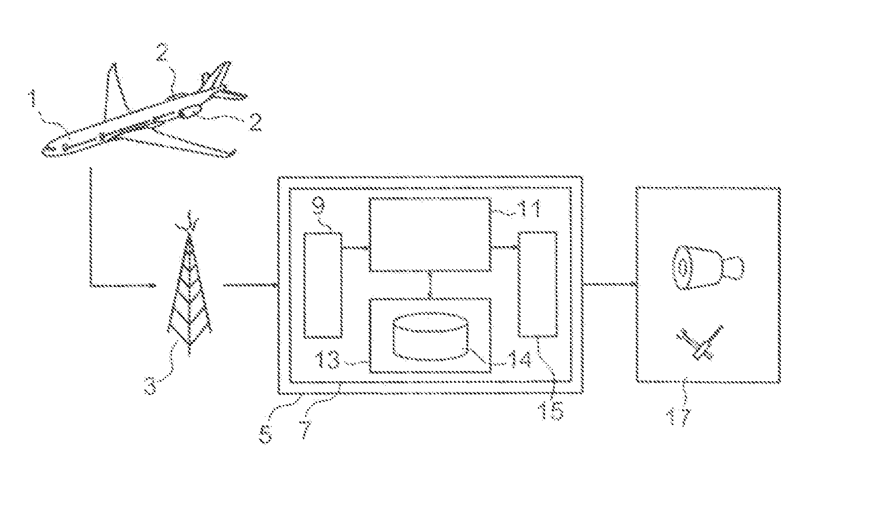 Monitoring of an aircraft engine for anticipating maintenance operations