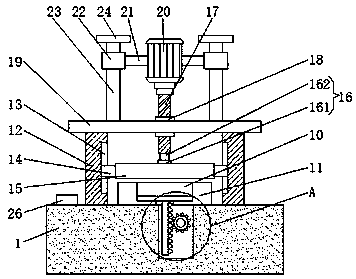 Pressurizing device for Huizhou ink stick production