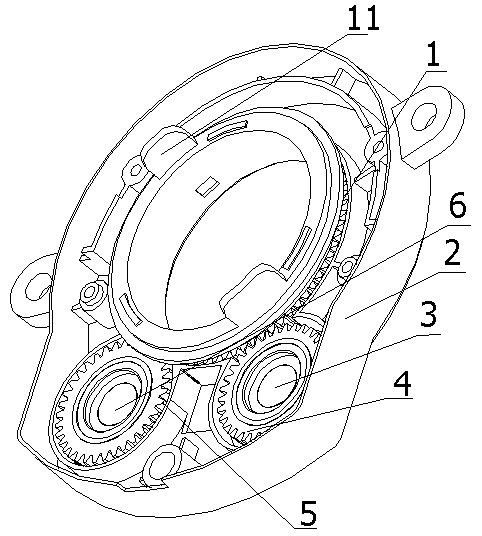 Steering wheel steering angle sensor device