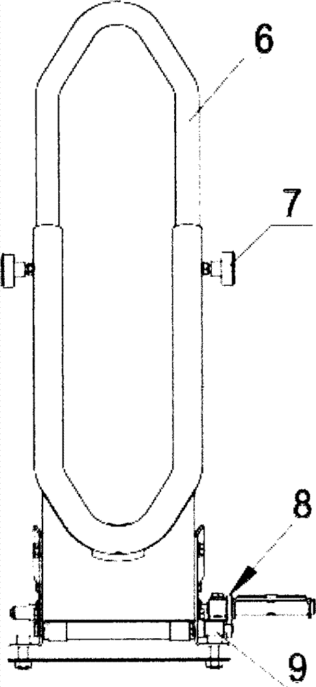 Self-locking motorcycle frame