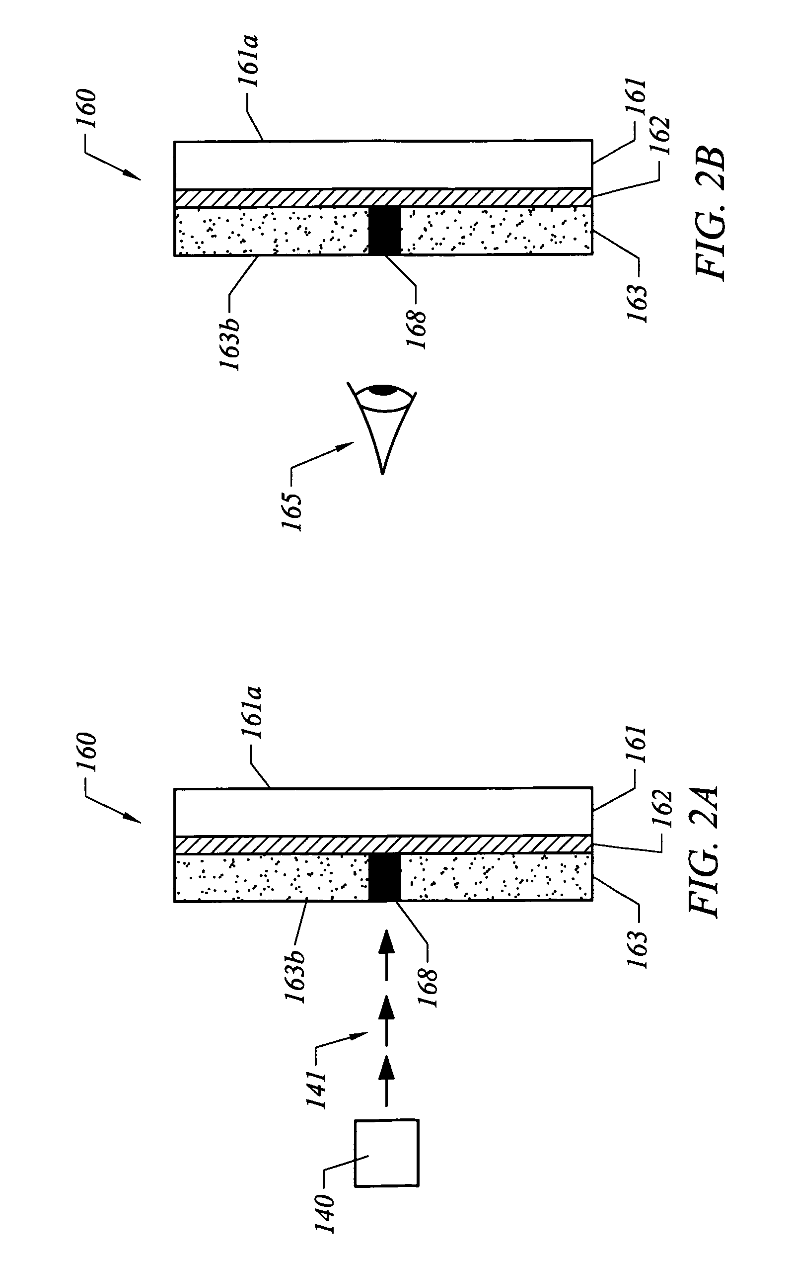 Multi-layer, light markable media and method and apparatus for using same