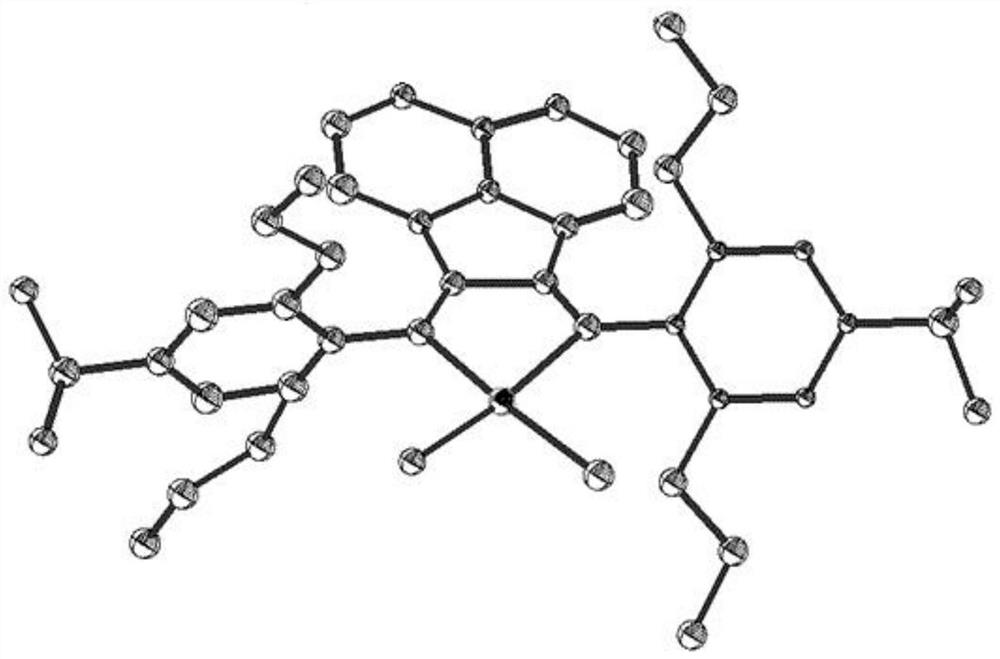 Complex for catalyzing polymerization of 4-methyl-1-pentene and preparation method thereof