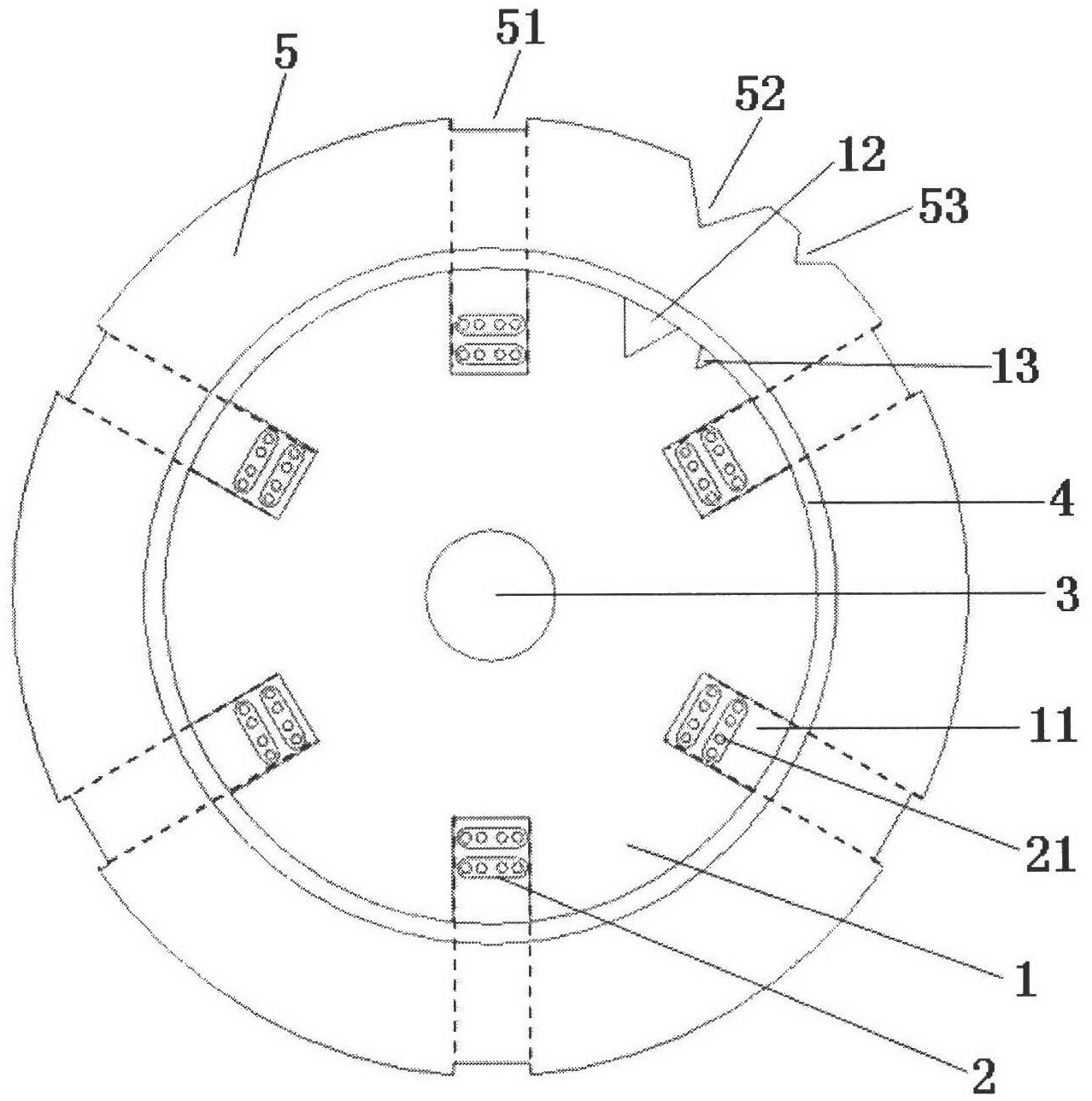 Skeleton type cable