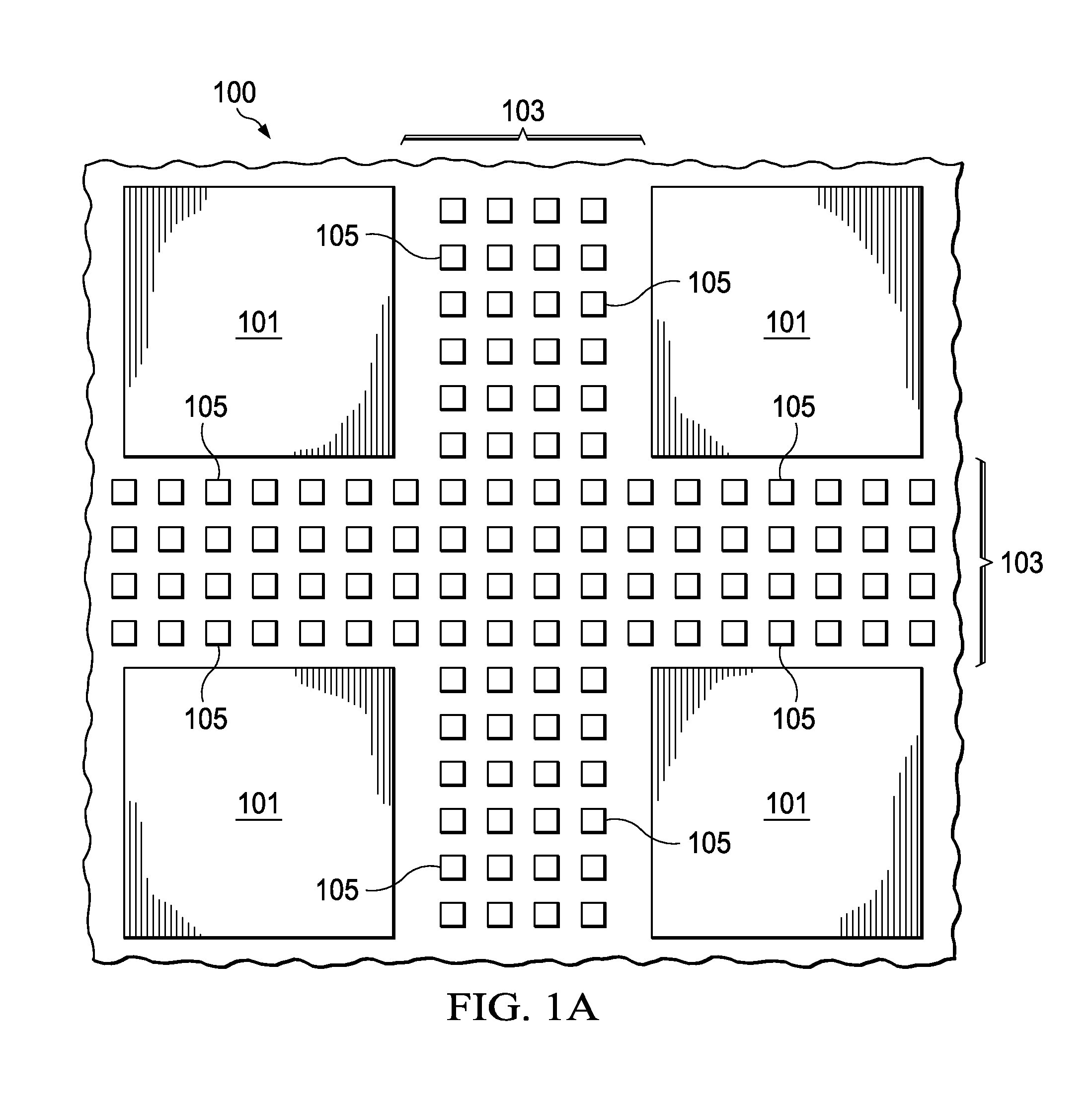 Scribe Line Metal Structure