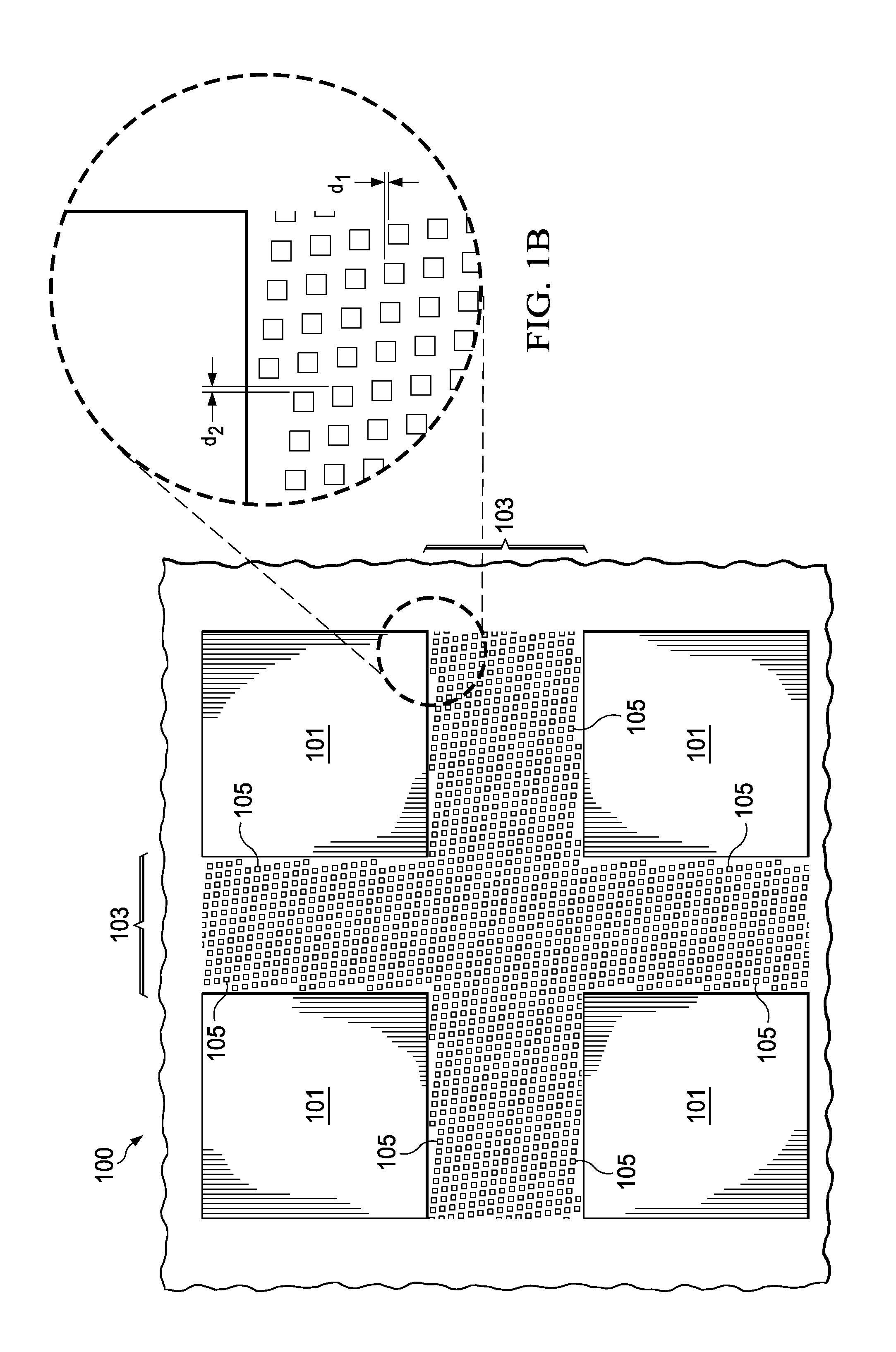 Scribe Line Metal Structure