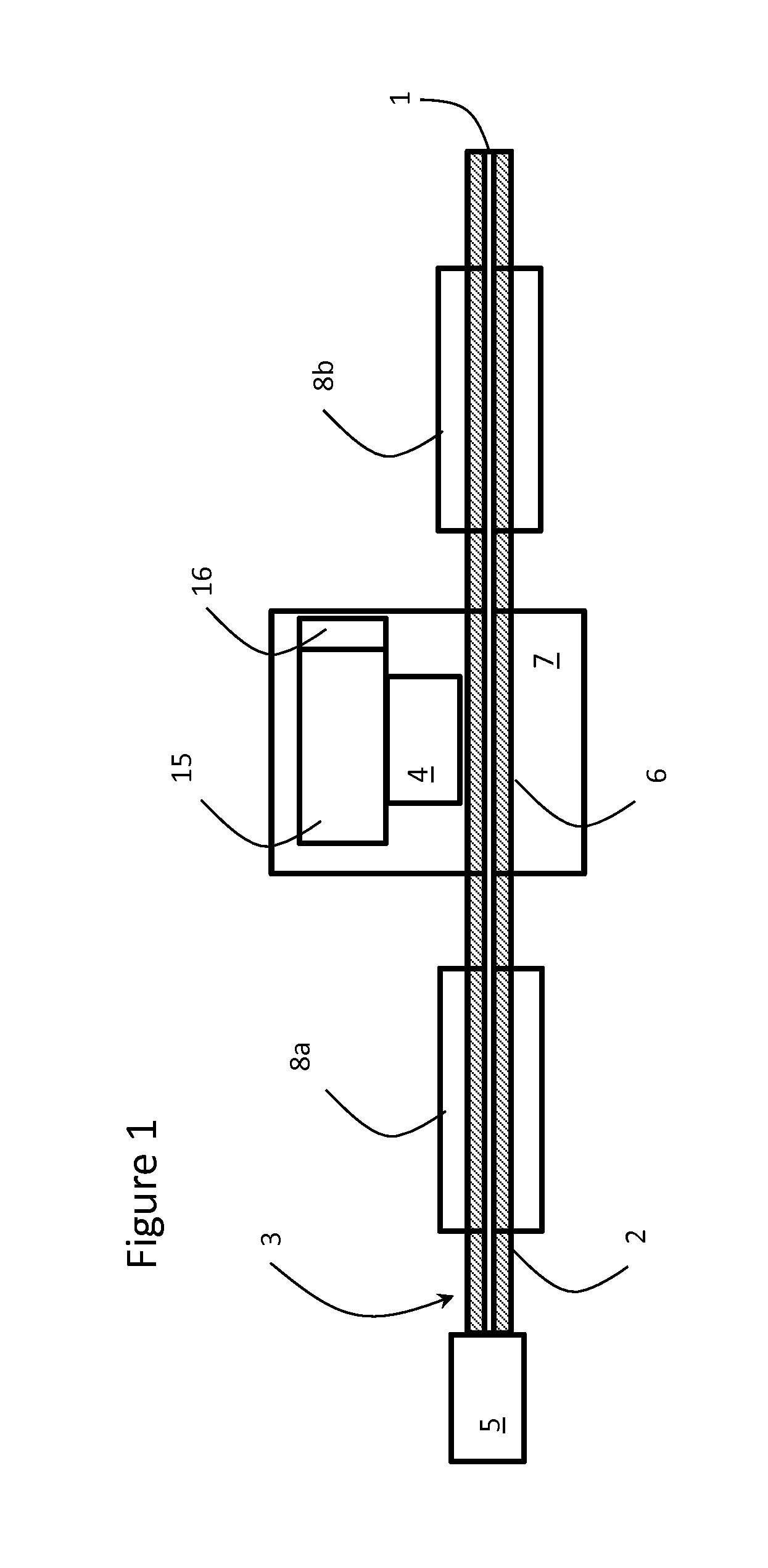 Power monitor for optical fiber using background scattering