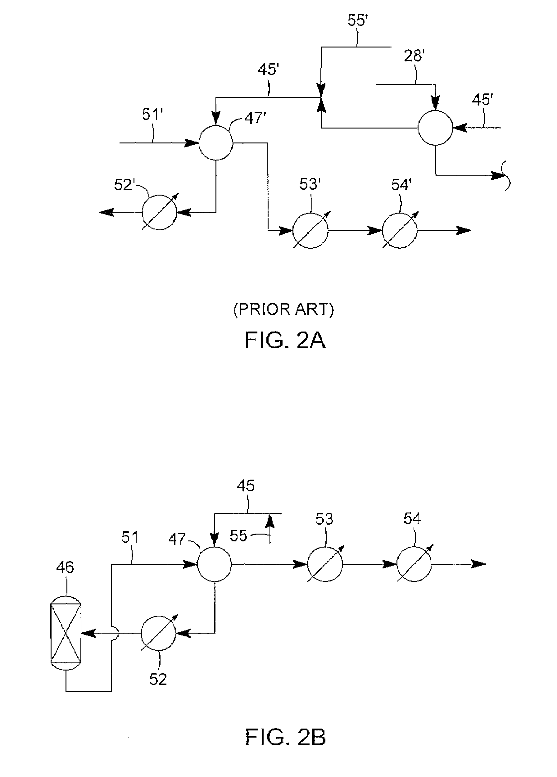 Low temperature process for recovering and producing para-xylene and heat exchange network therefore