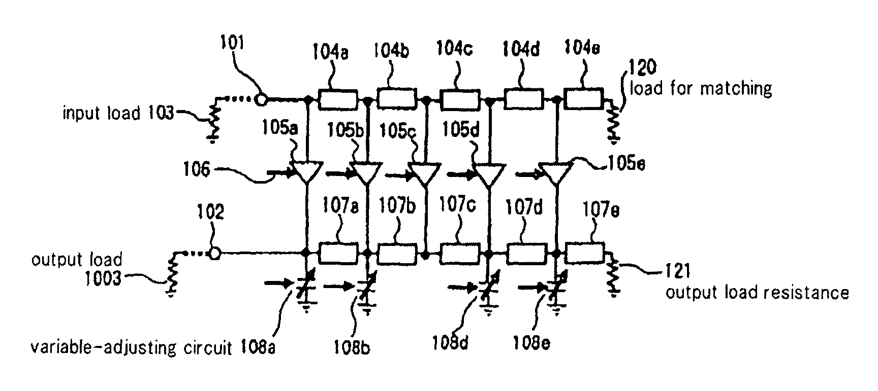 Equalizing filter circuit