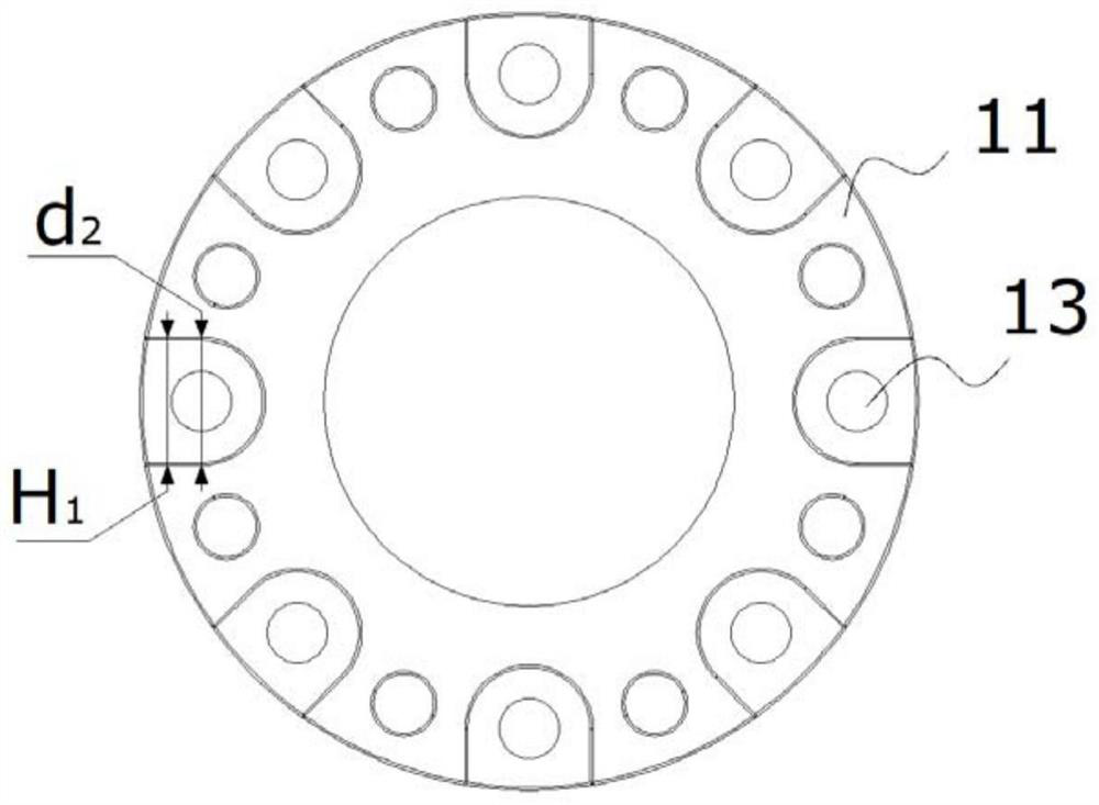 Novel insulating flange