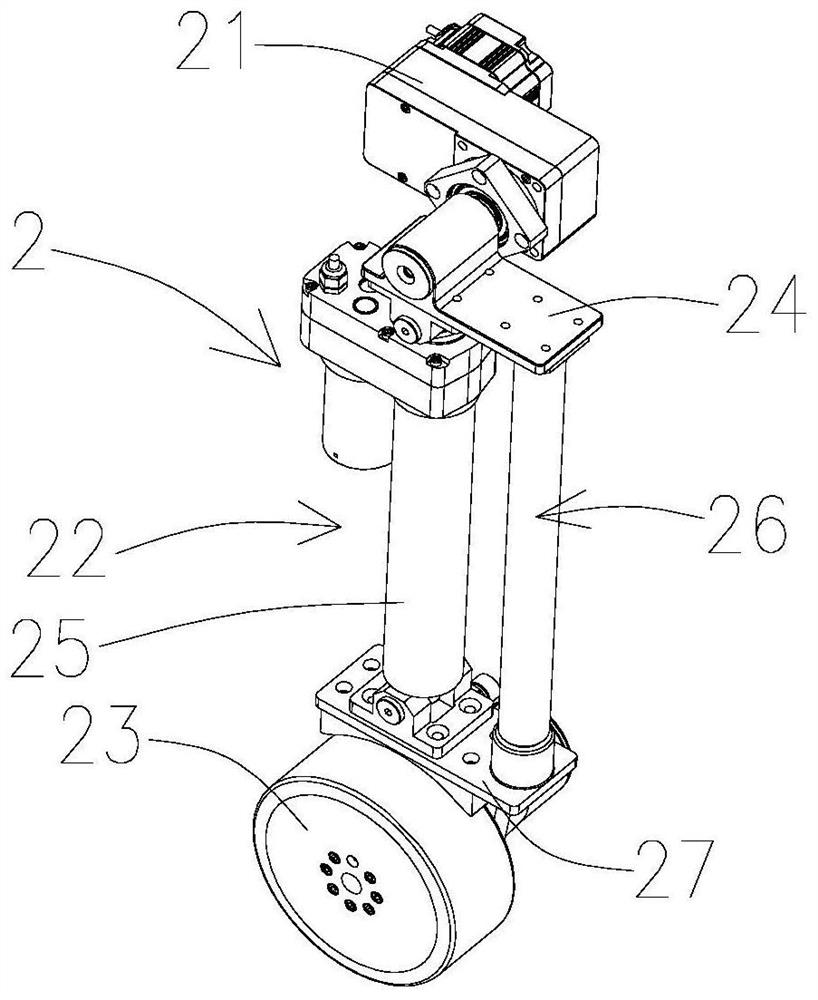 AGV with unmanned aerial vehicle maintenance function and mobile base maintenance method of unmanned aerial vehicle