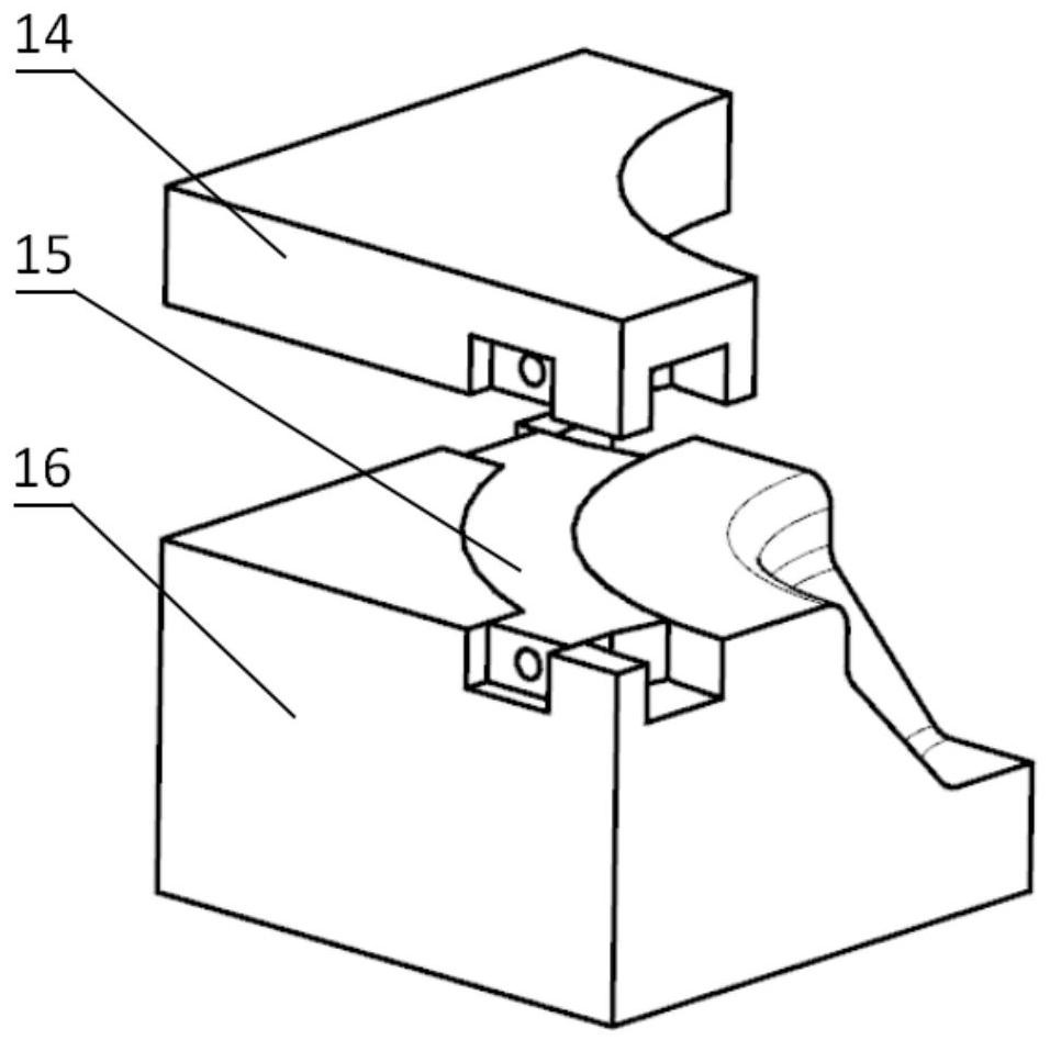 Electroplastic-assisted laser shock deep drawing device and method