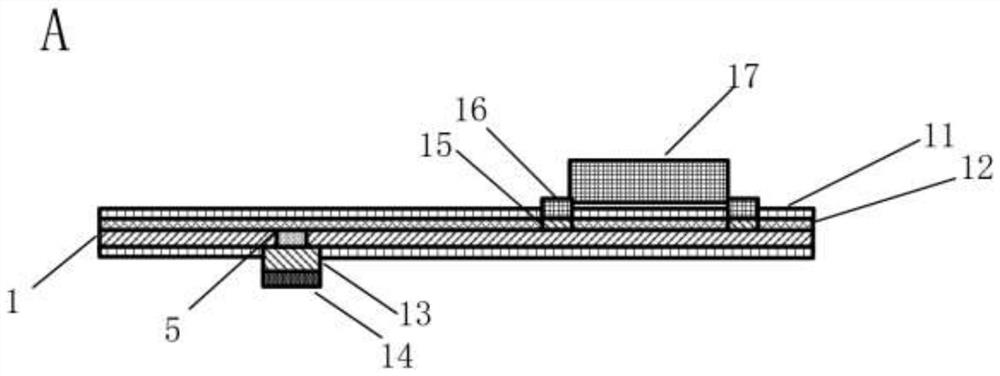 Active dot matrix flexible electrode paste device