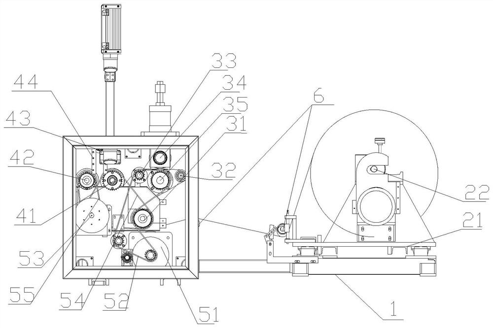 Paper tape die-cutting machine