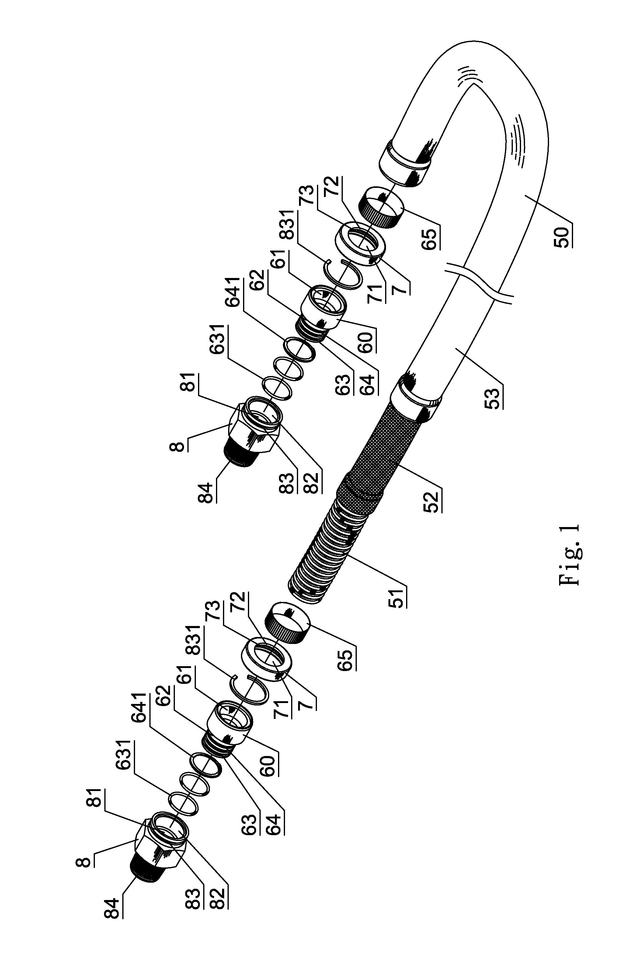 Gas tube structure