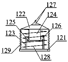 A glue removal and cleaning equipment for producing sanitary napkins