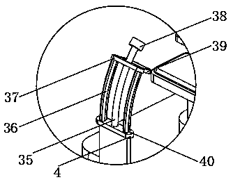 A kind of upper limb strength training device in sports equipment