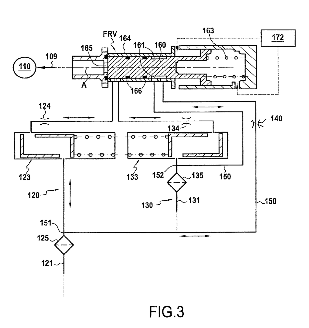 Fuel circuit of a turbine engine