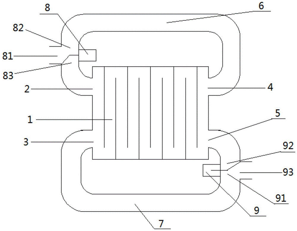 A fresh air frost-free low-temperature air cooler