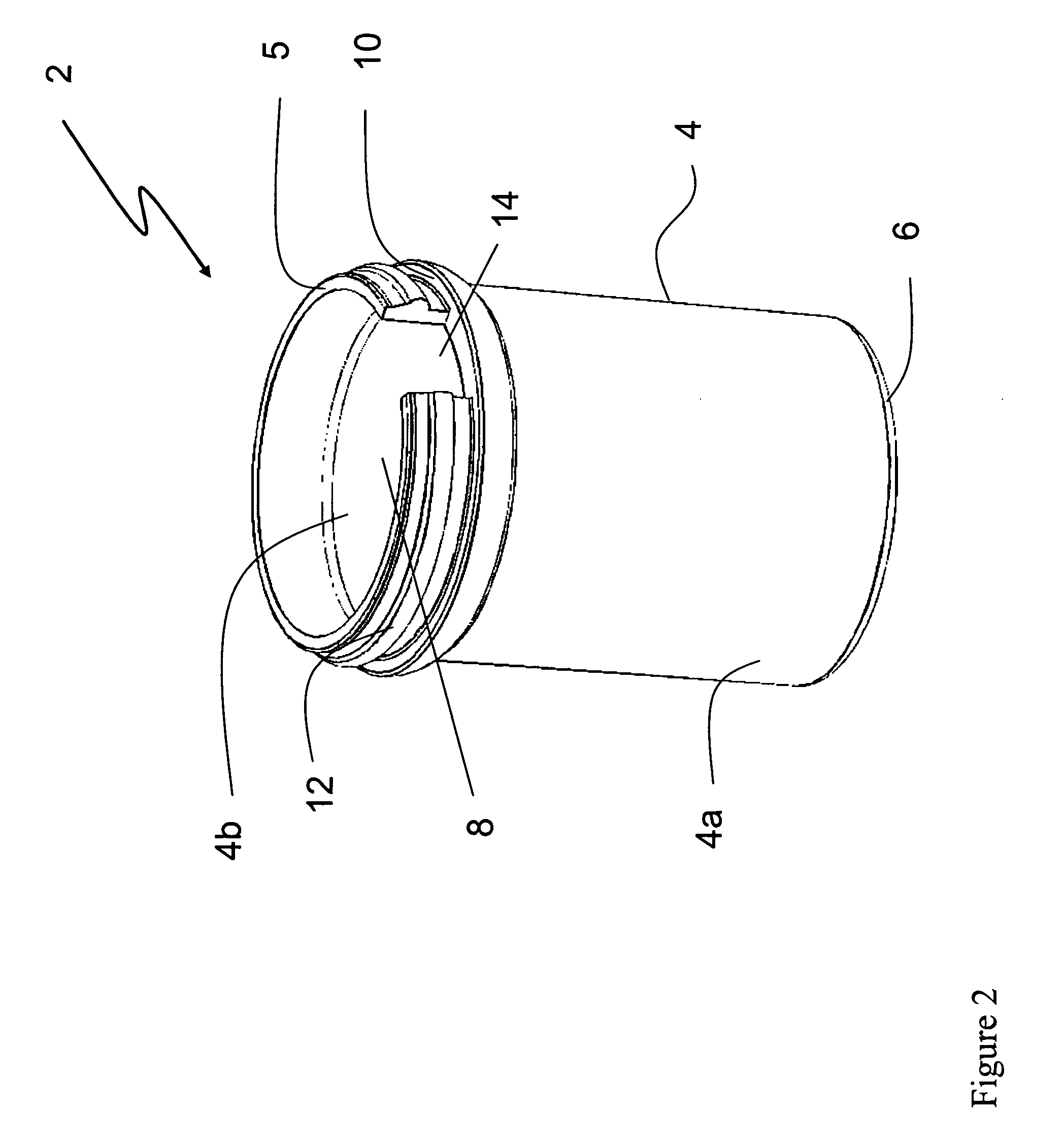 Resealable container for storing moisture sensitive test elements