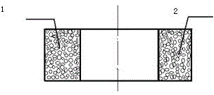 Rubber roller grinding wheel and manufacturing method thereof