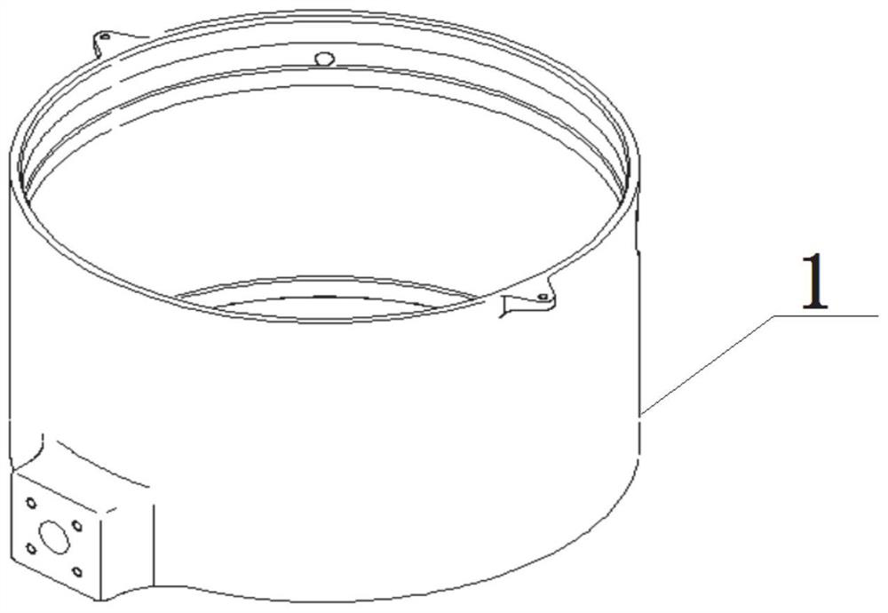 Technology and tool for reducing deformation of annular casting thin-walled part after machining and casting