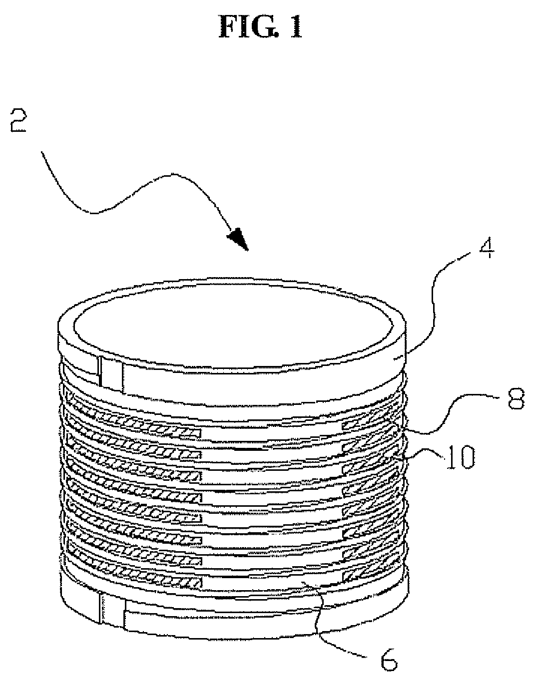 Non-Inductive Winding Wire-Type Solenoid Bobbin