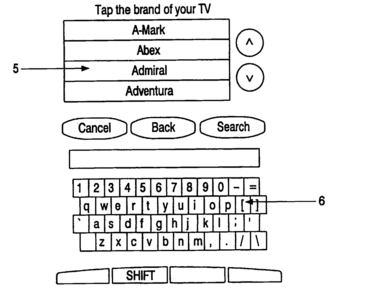 Programmable remote control and method for programming a programmable remote control, a readable memory and a program