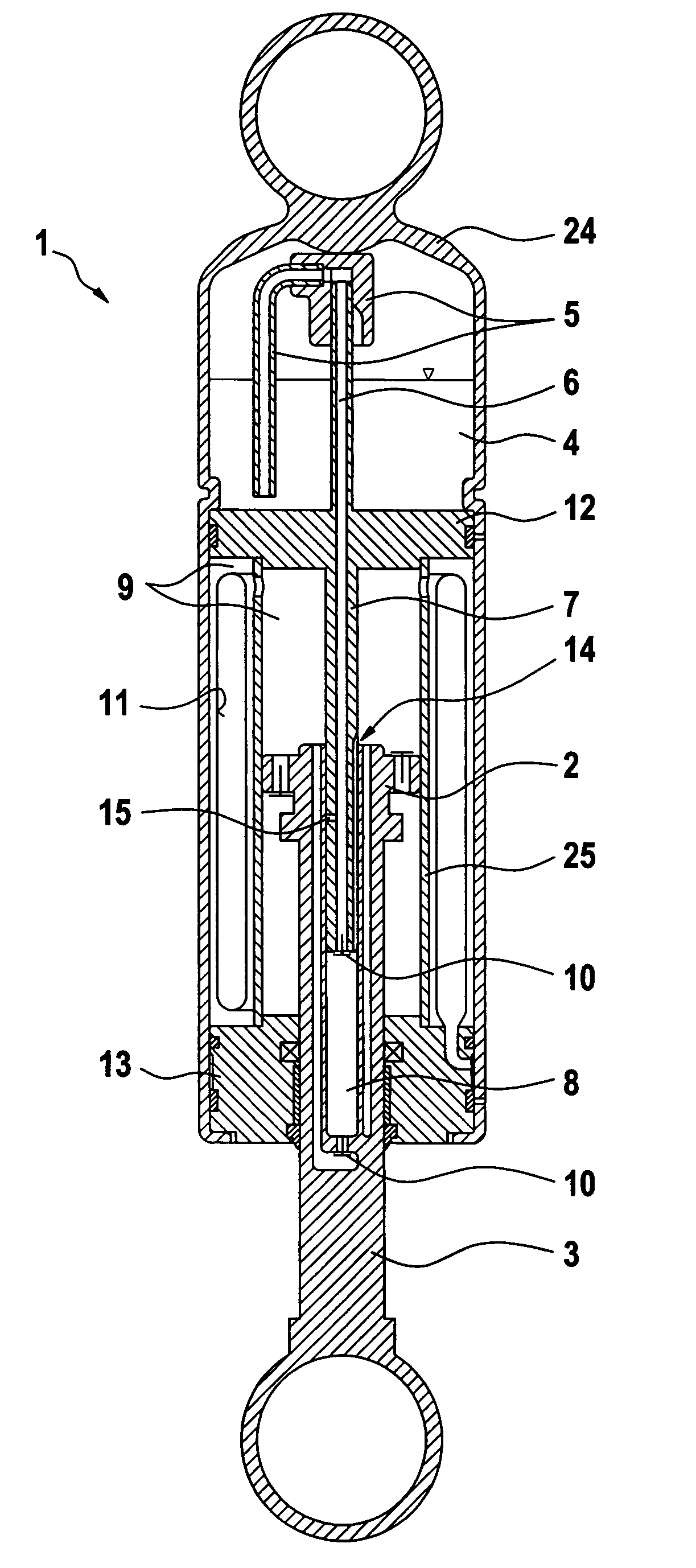 Self-pumping hydropneumatic suspension strut