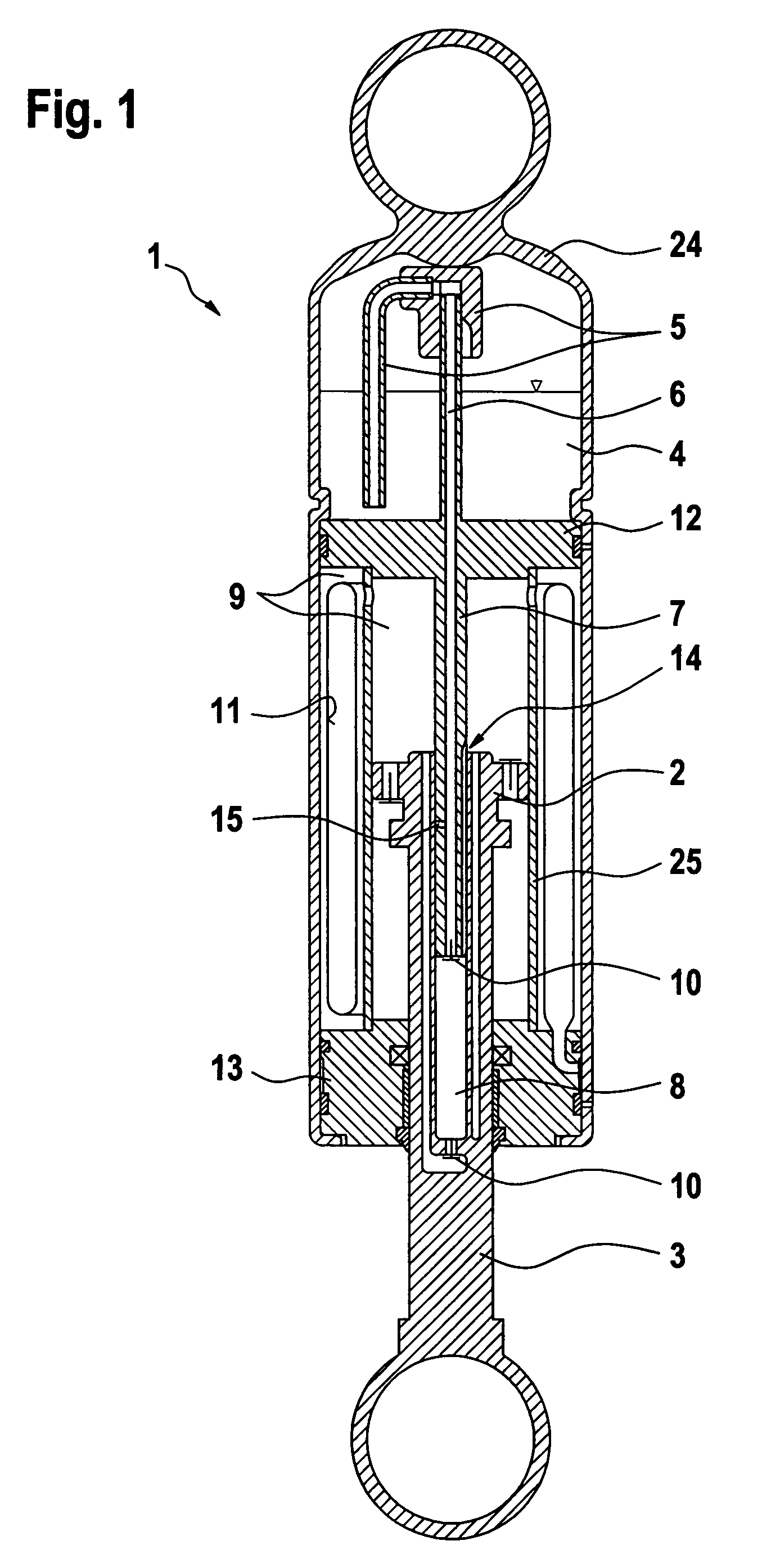 Self-pumping hydropneumatic suspension strut