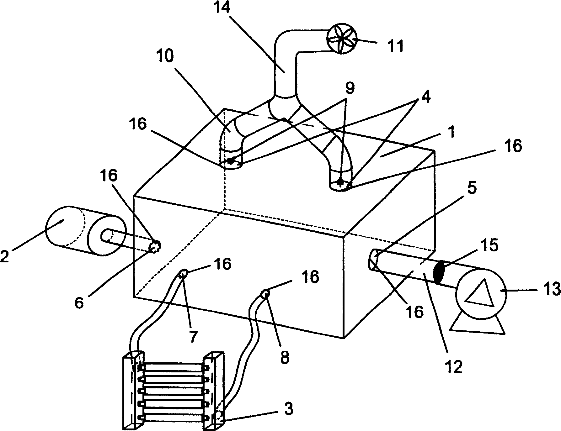 Fuel cell engine packaging device