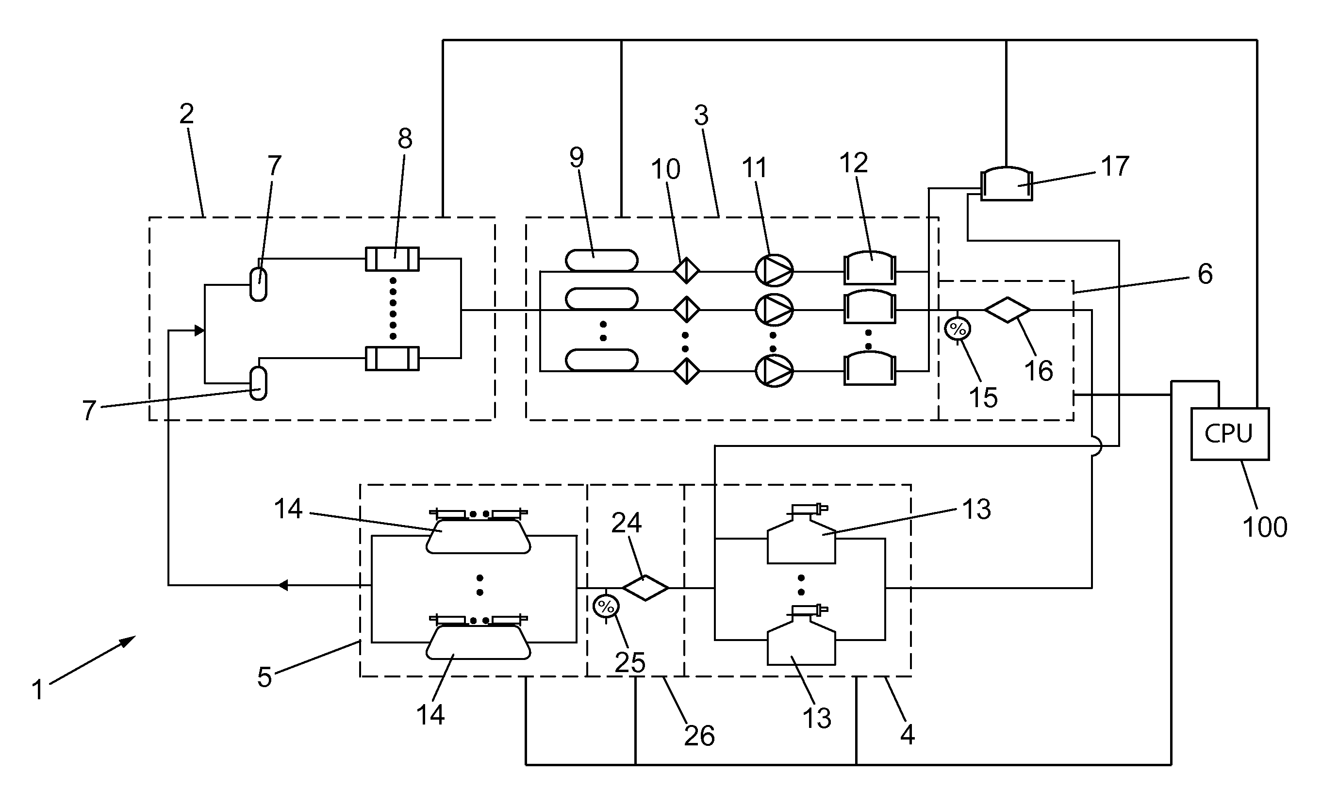 Helium-recovery plant