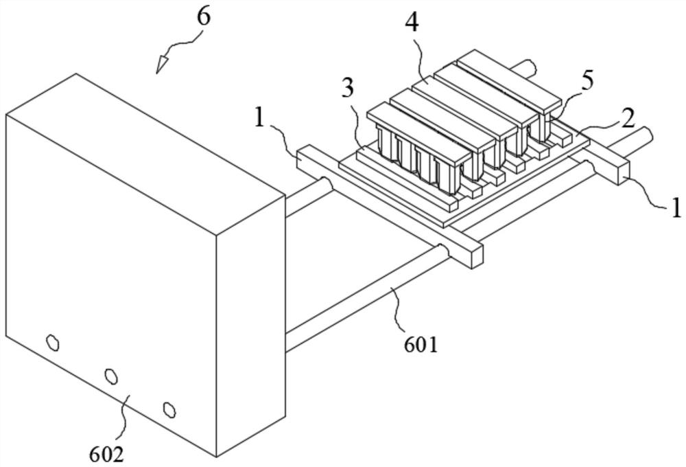 Support structure and brazing method of thin-walled asymmetric device in brazing furnace