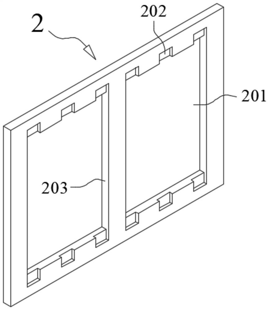 Support structure and brazing method of thin-walled asymmetric device in brazing furnace