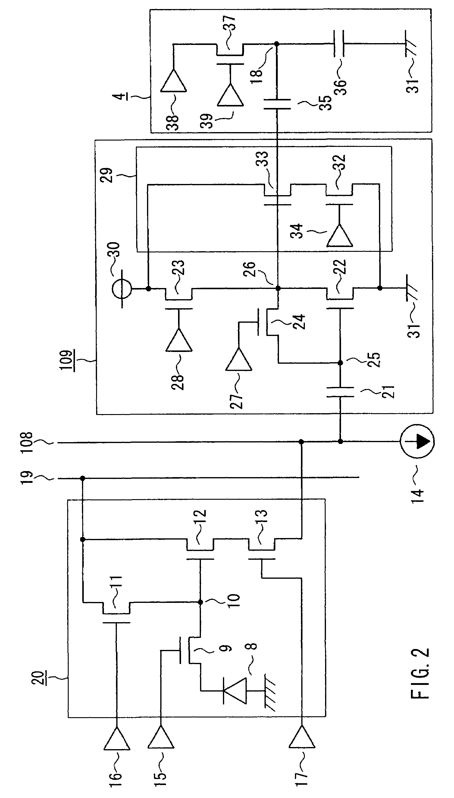 Solid-state imaging device with column amplifier