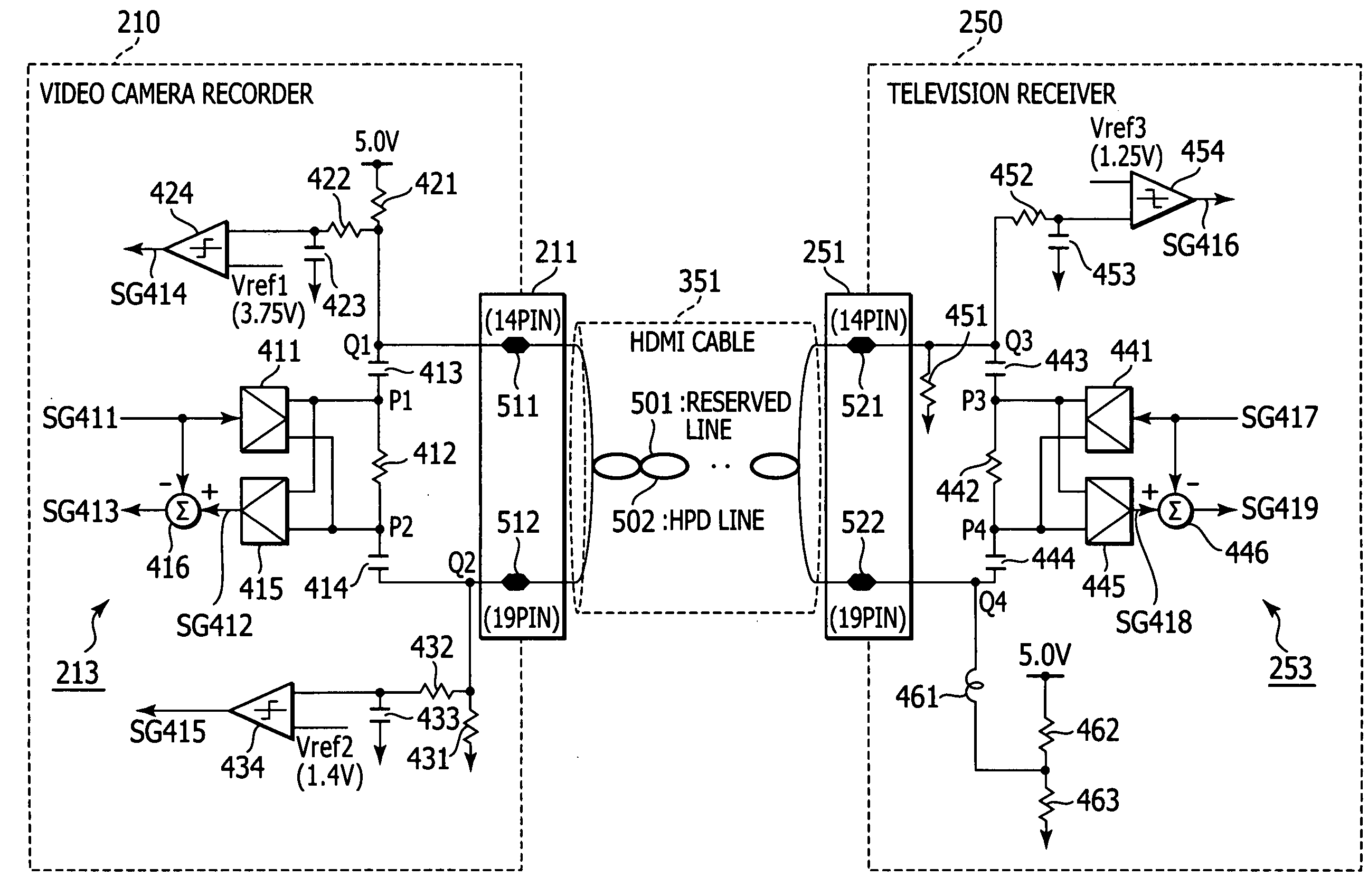 Transmitting device, receiving device, and method for transmitting operational information in receiving device