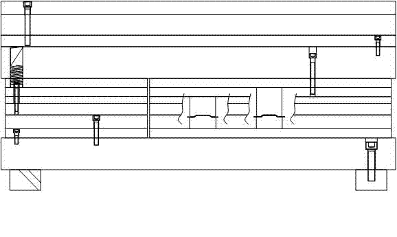 Electric control cabinet material bridge mould with primary back pressure workstation