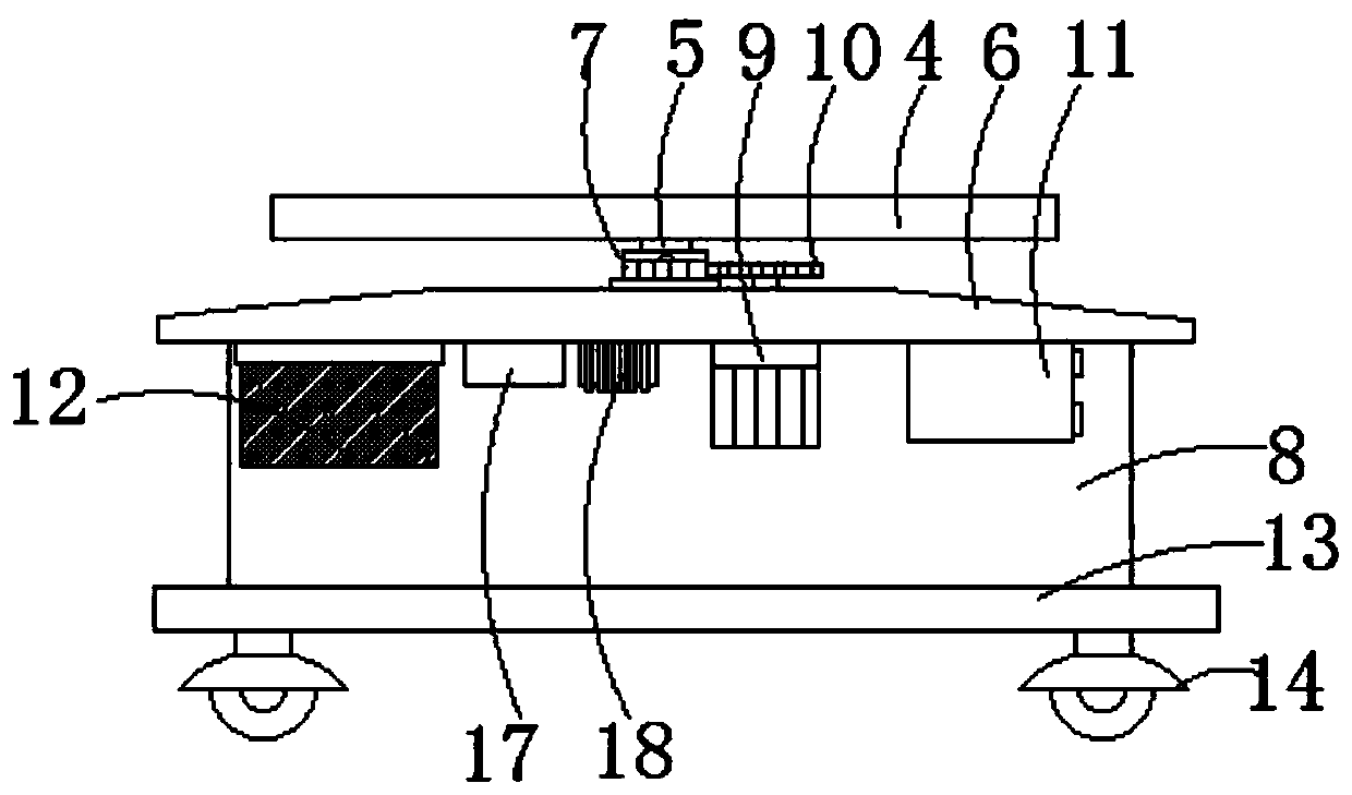 Multi-angle traffic signal optimization control device based on road condition information