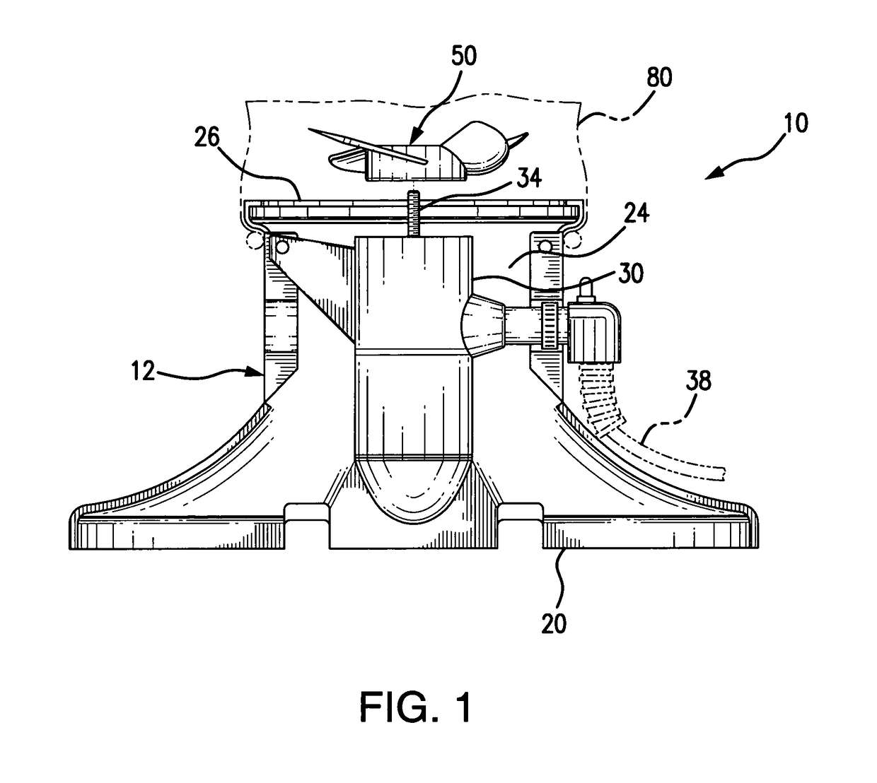 Power switch for motorized pool vacuum