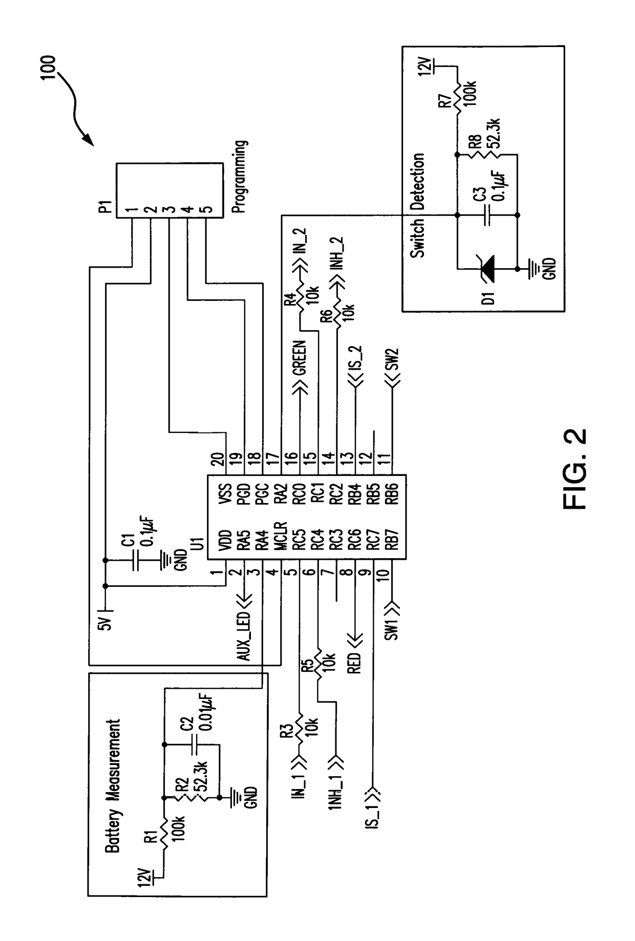 Power switch for motorized pool vacuum