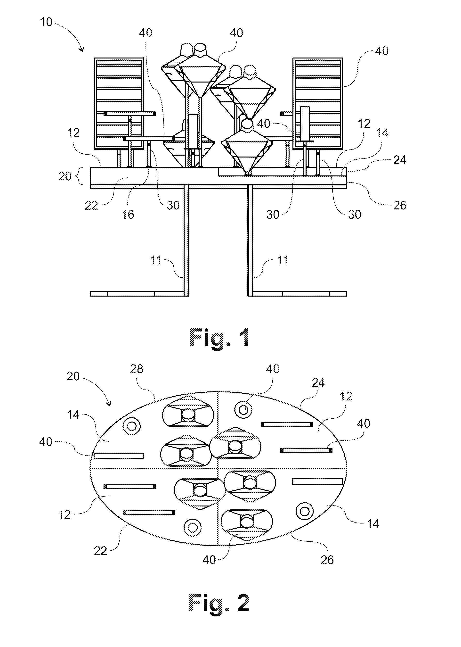 Interchangeable multi-level retail display and method thereof