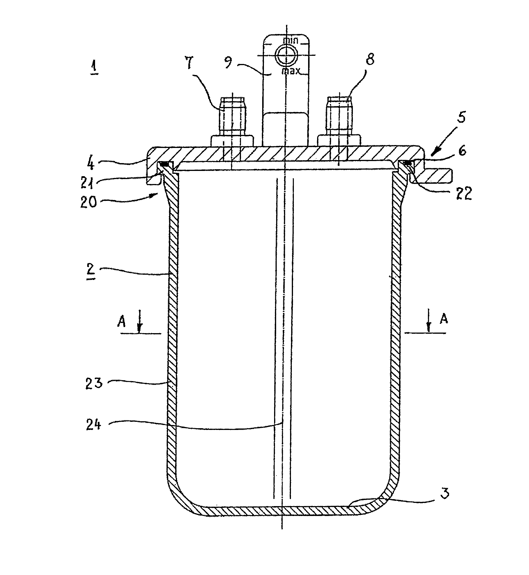 Pre-evacuatable or pre-evacuated container for medical purposes