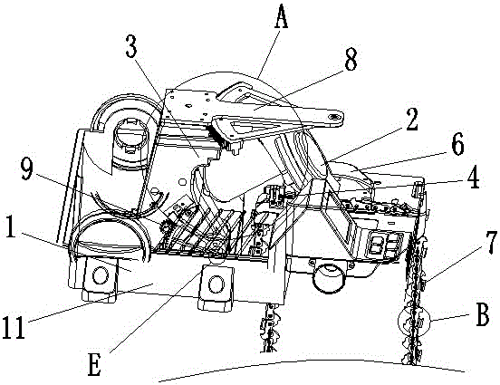 A fully automatic chain grinding machine and chain grinding method thereof