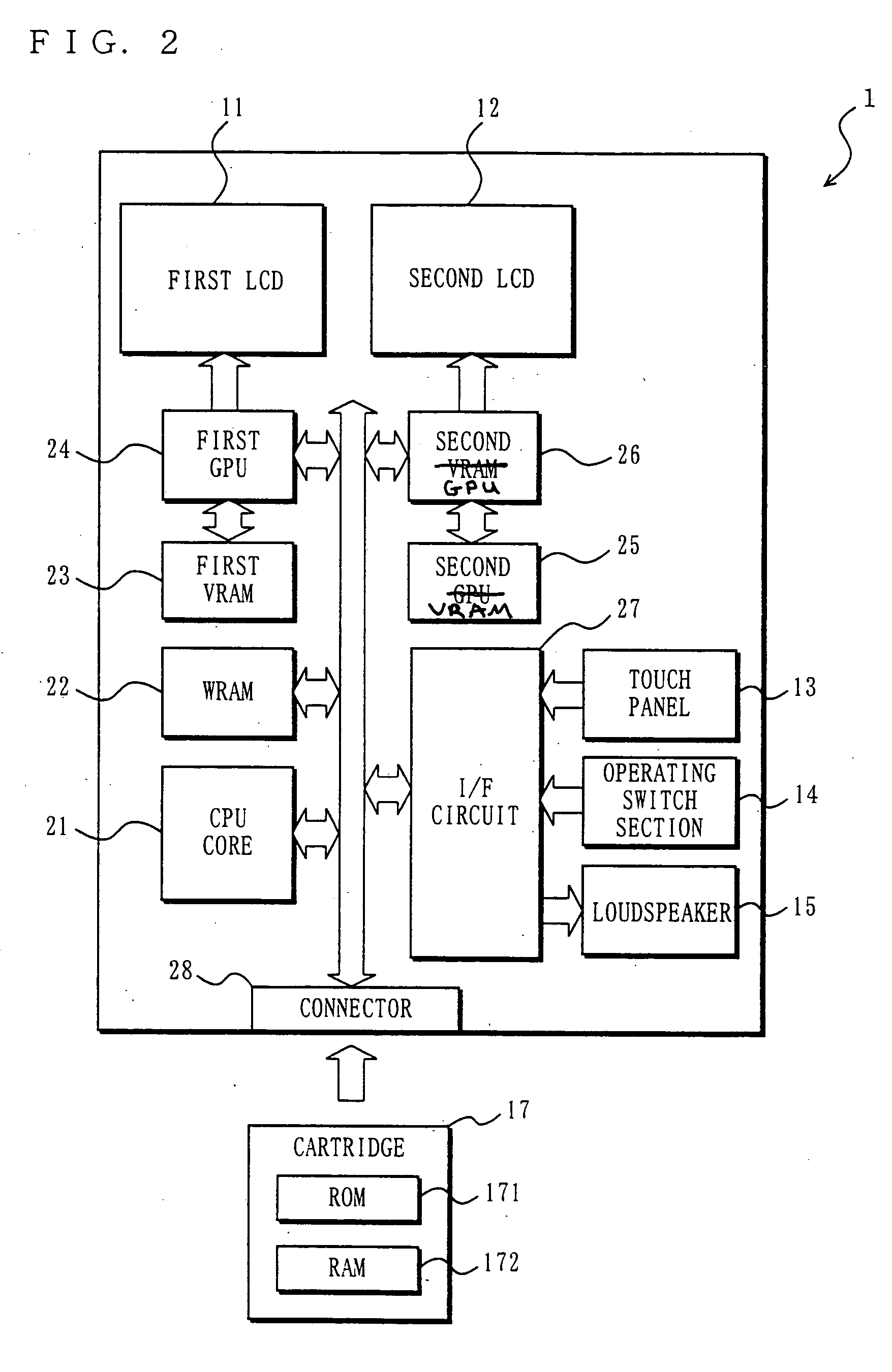 Game system using touch panel input