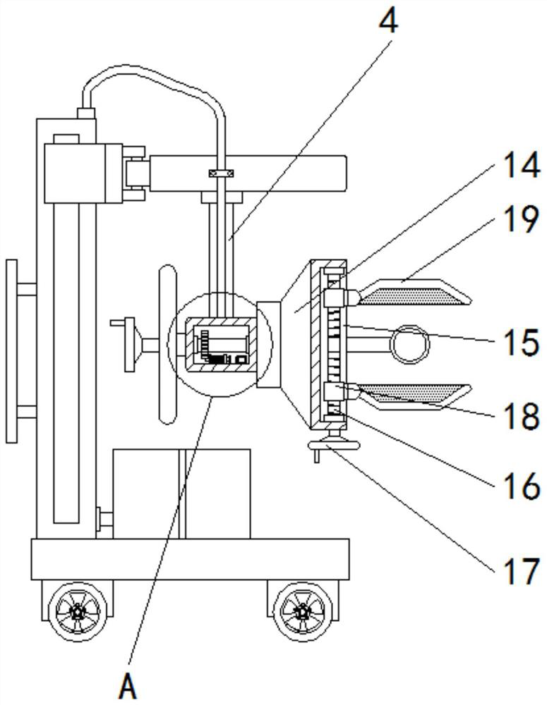 Stable-clamping clamping mechanism for monocrystalline silicon wafer processing