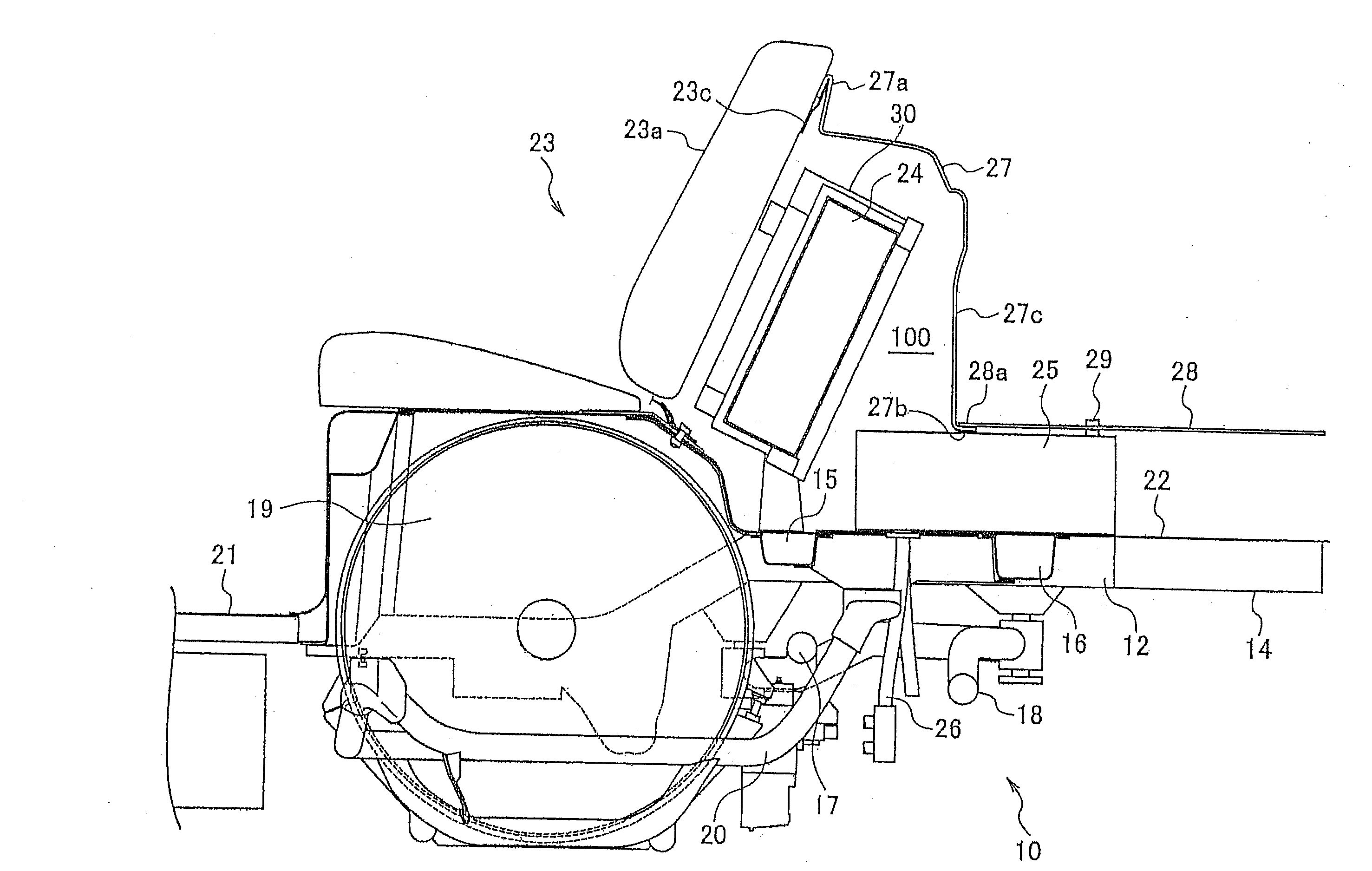 Rear vehicle structure