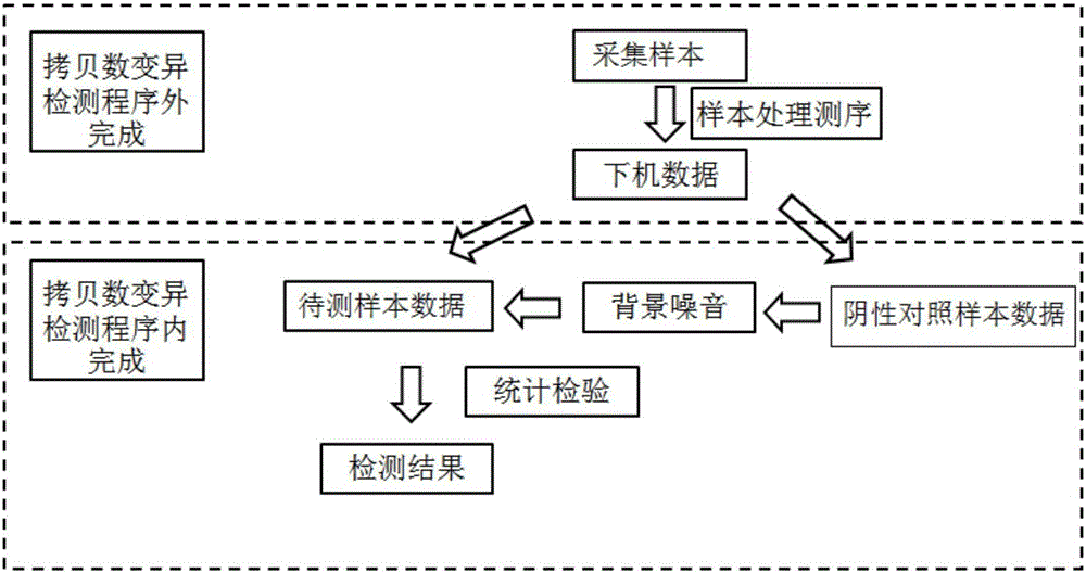 Method and device for detecting copy number variation based on amplicon next generation sequencing