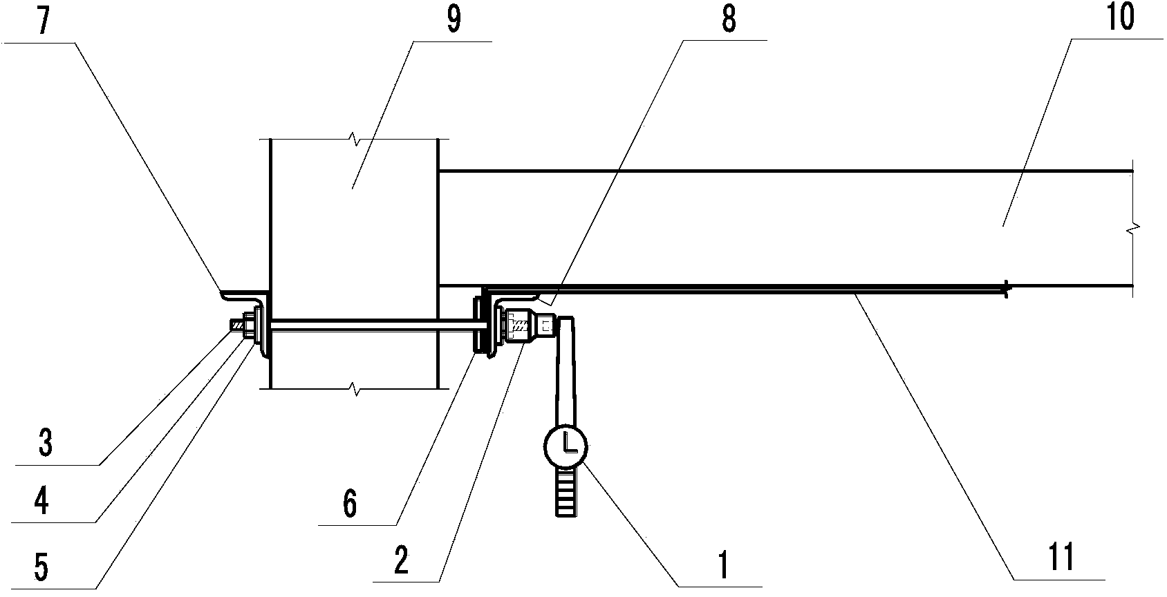 Prestressed tension device and method for fiber sheet