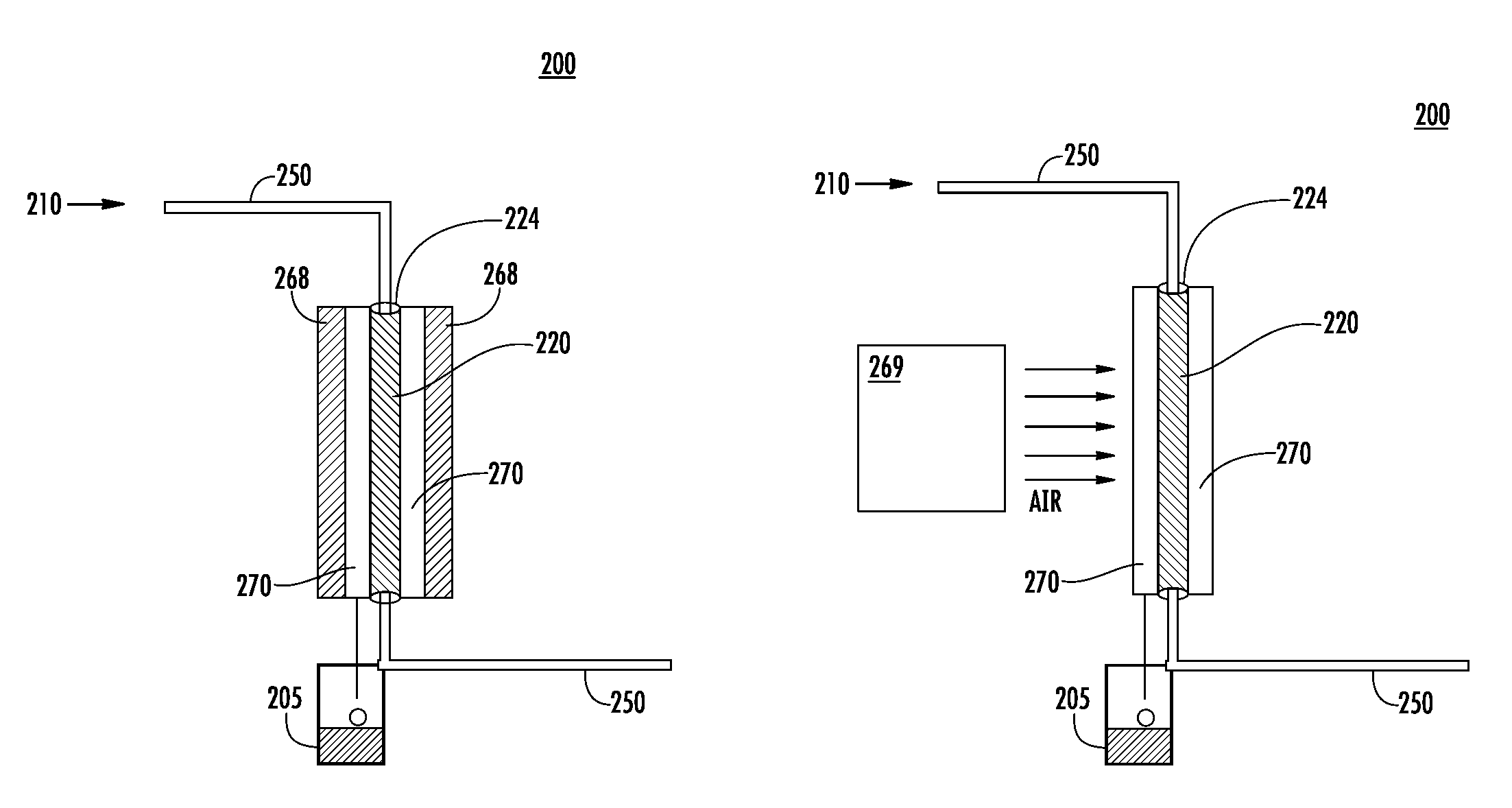 Reclamation of potable water from mixed gas streams