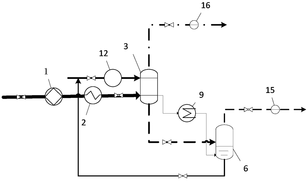 A low energy consumption hydration air separation device and method