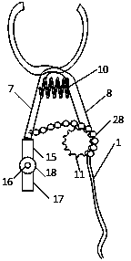 Long-pole-type clamp ammeter and circuit analysis method thereof